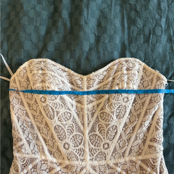 Strapless Lace Wedding Dress - Picture 5 of 6